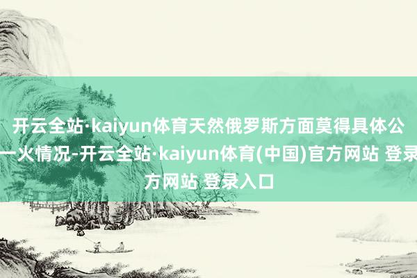 开云全站·kaiyun体育天然俄罗斯方面莫得具体公布伤一火情况-开云全站·kaiyun体育(中国)官方网站 登录入口